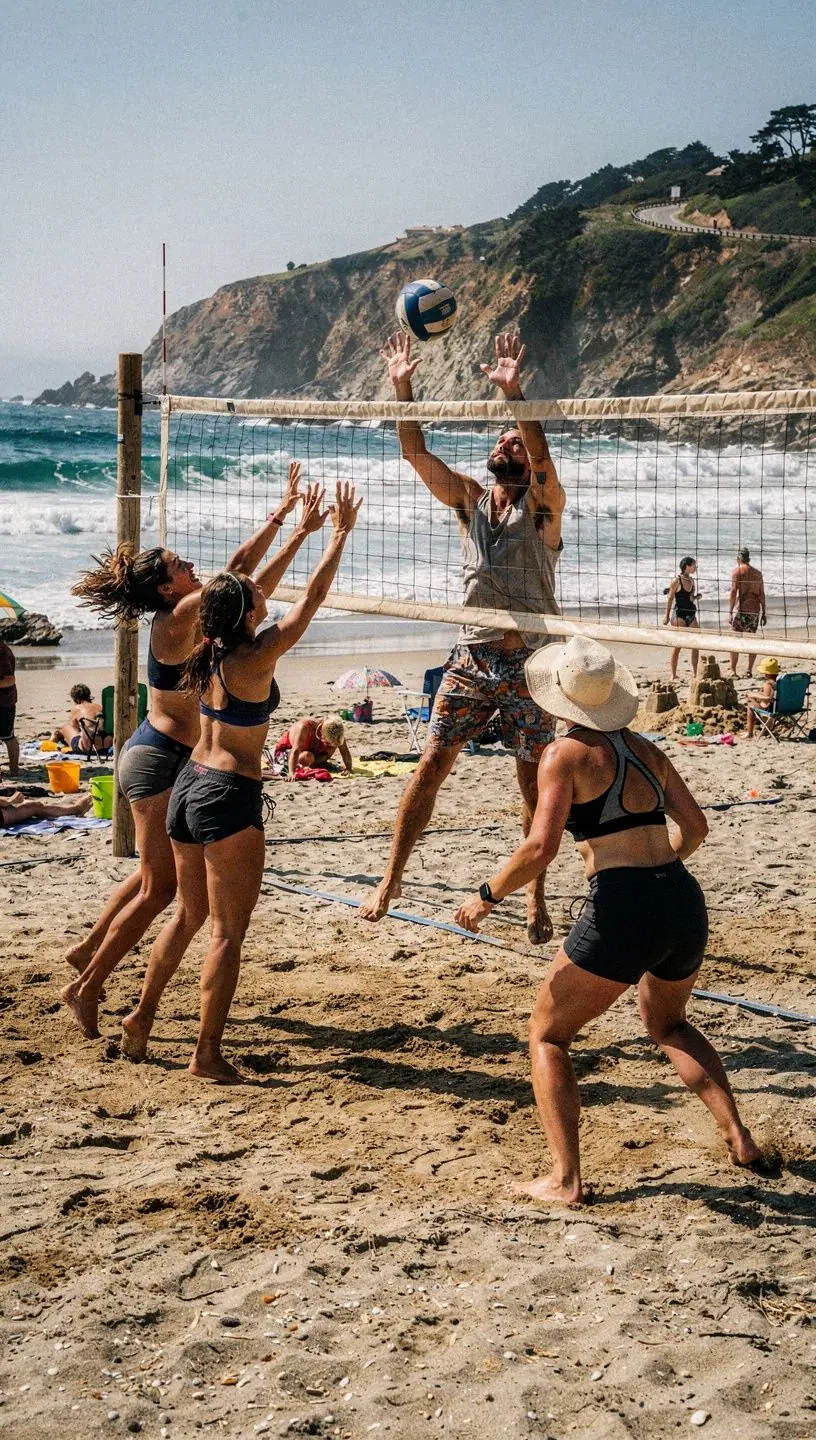 Дорога, извивающаяся вдоль побережья, окруженная живописными пейзажами.